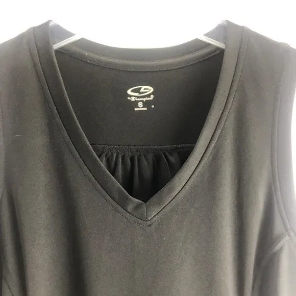 C9 By Champion Women's Black Athletic Shirt V-Neck - Picture 2 of 8
